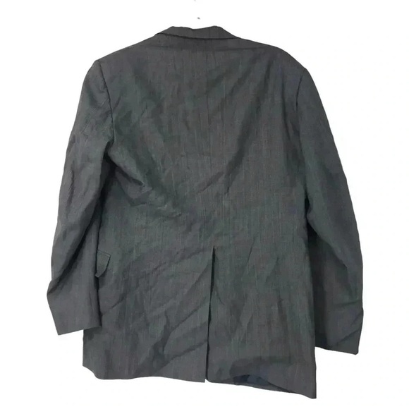 Vintage 1992 Dunhill Italy XL Wool Striped Blazer 45R Luxury Mens Suit Jacket - Picture 3 of 14